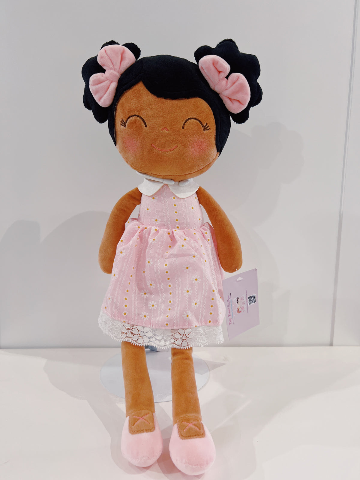 16" Plus Doll- Pink Dress