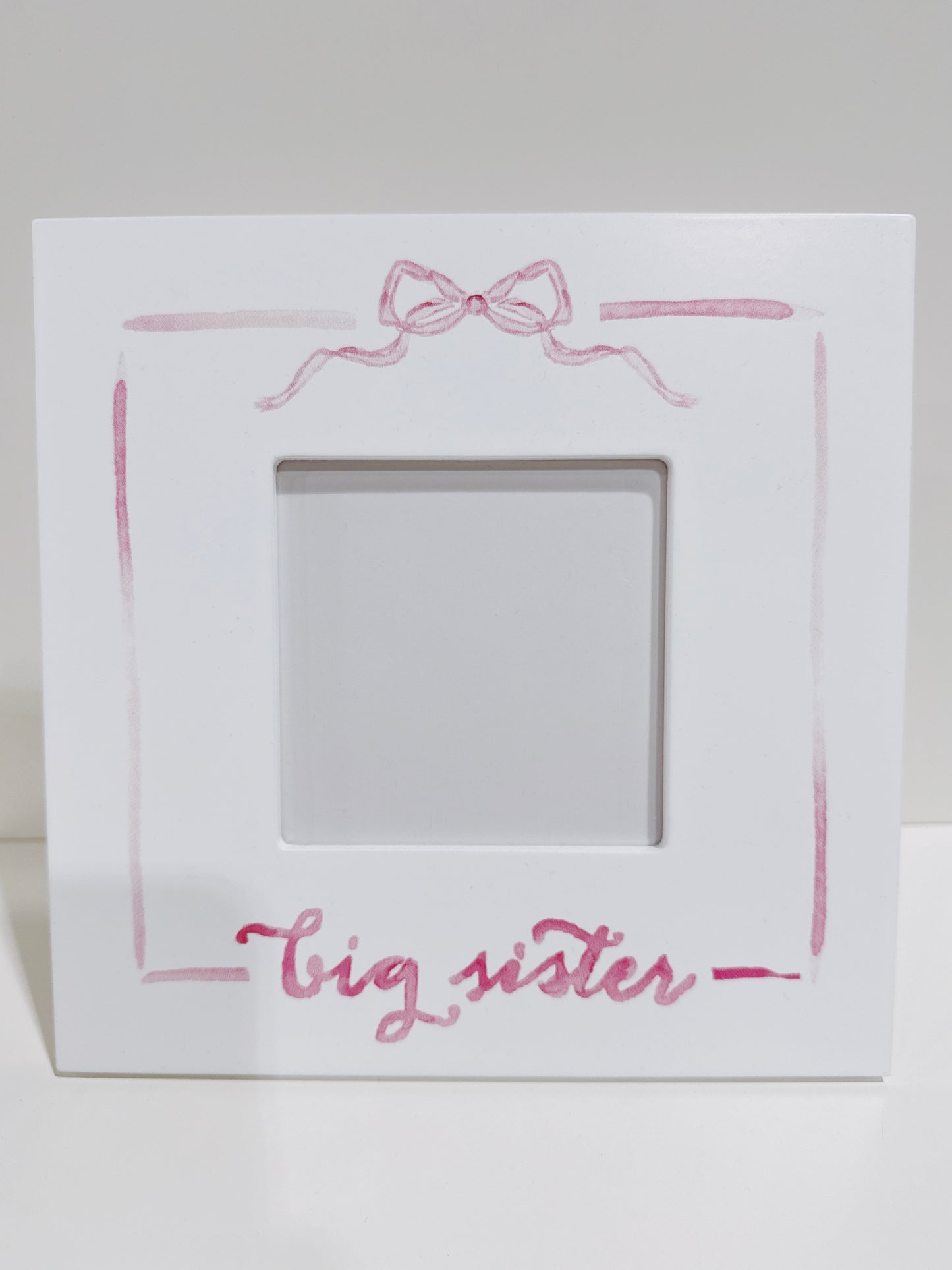 Big Sister Watercolor Frame