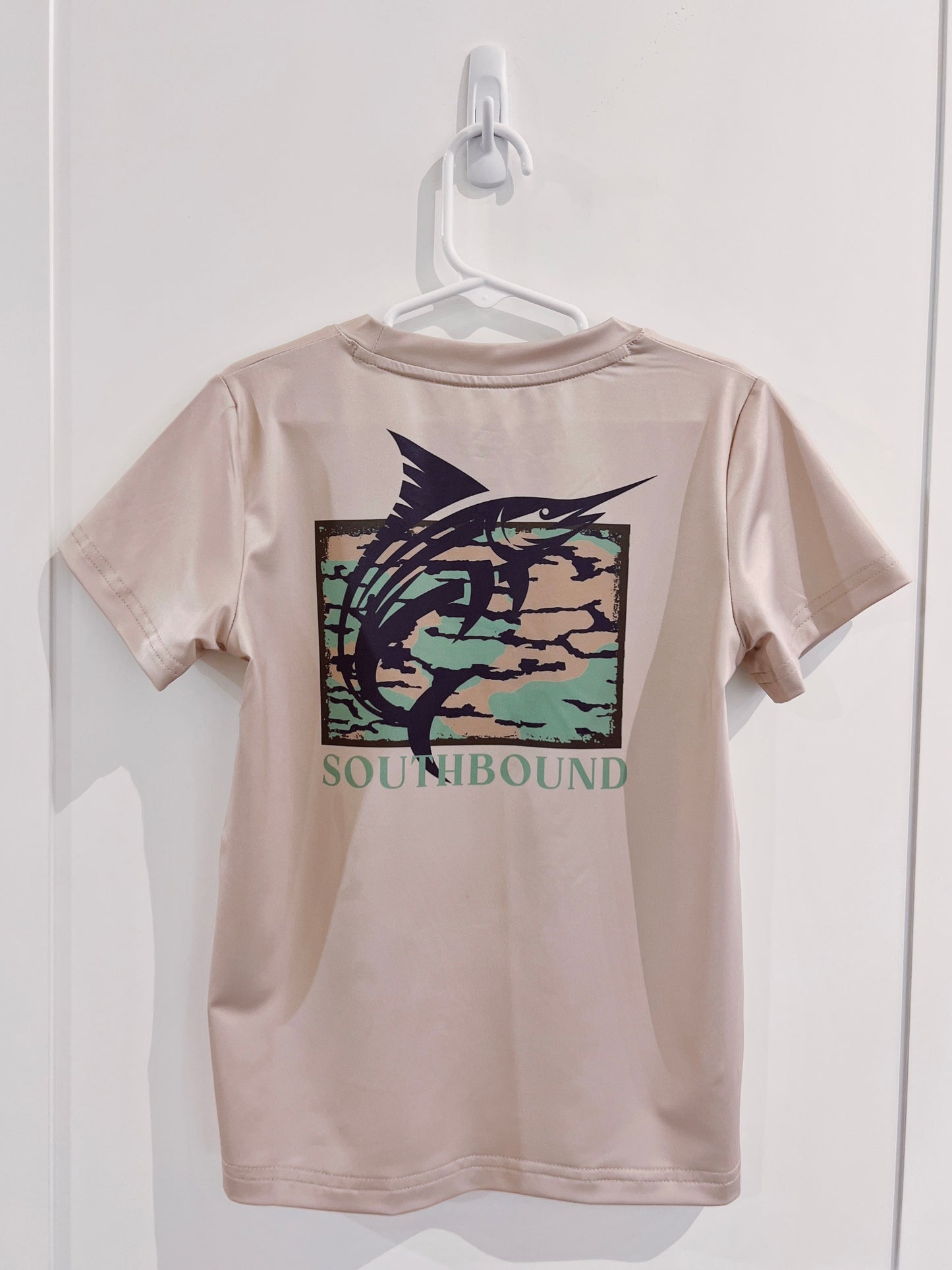 Southbound Perf Tee- Camo Fish