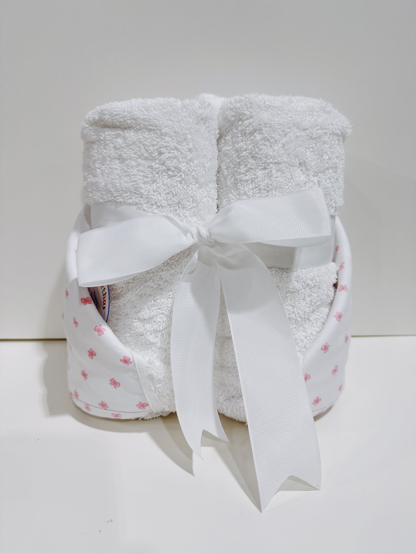 Bow Print Everykid Hooded Towel