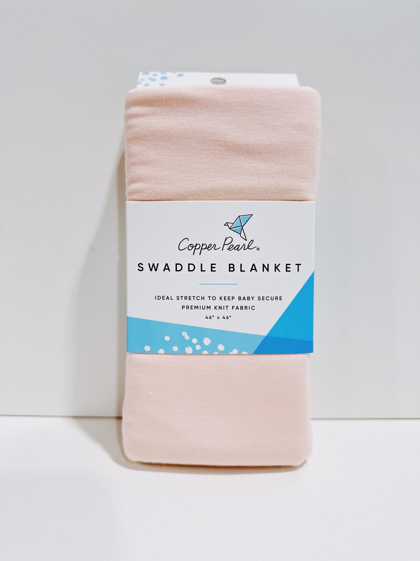Blush Knit Swaddle Blanket