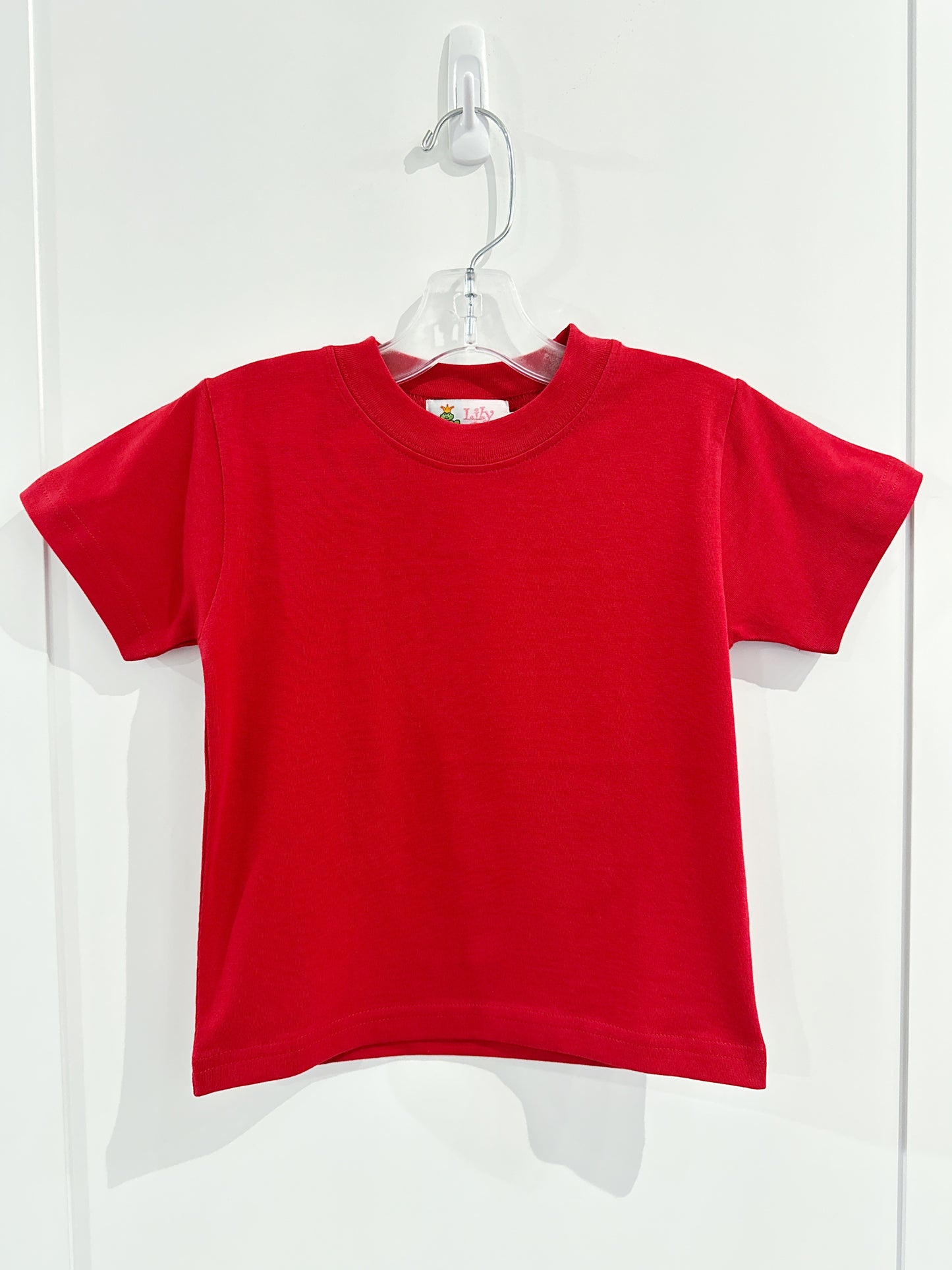 Red Plain Tee
