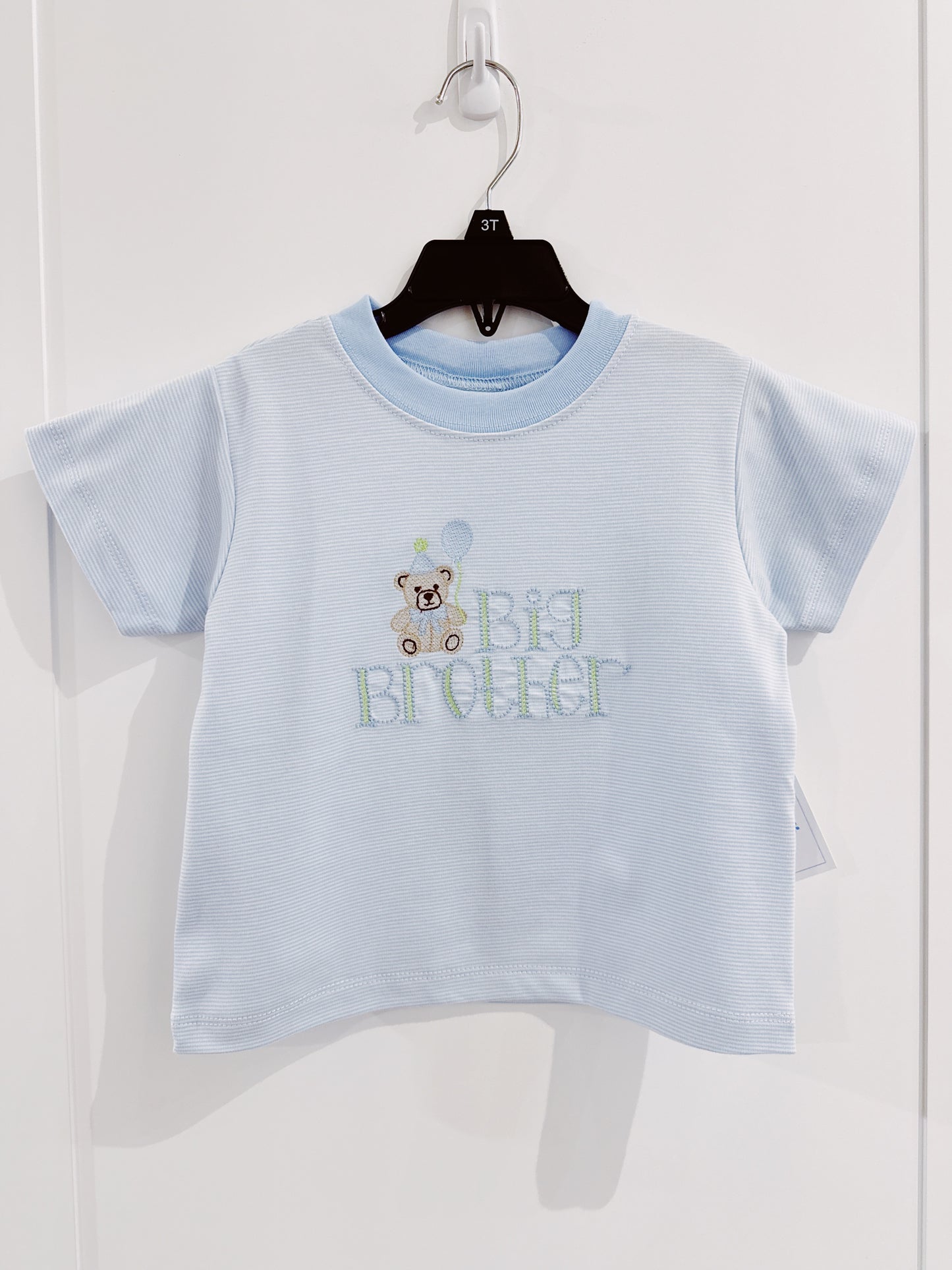 Blue Micro Stripe Big Brother Tee