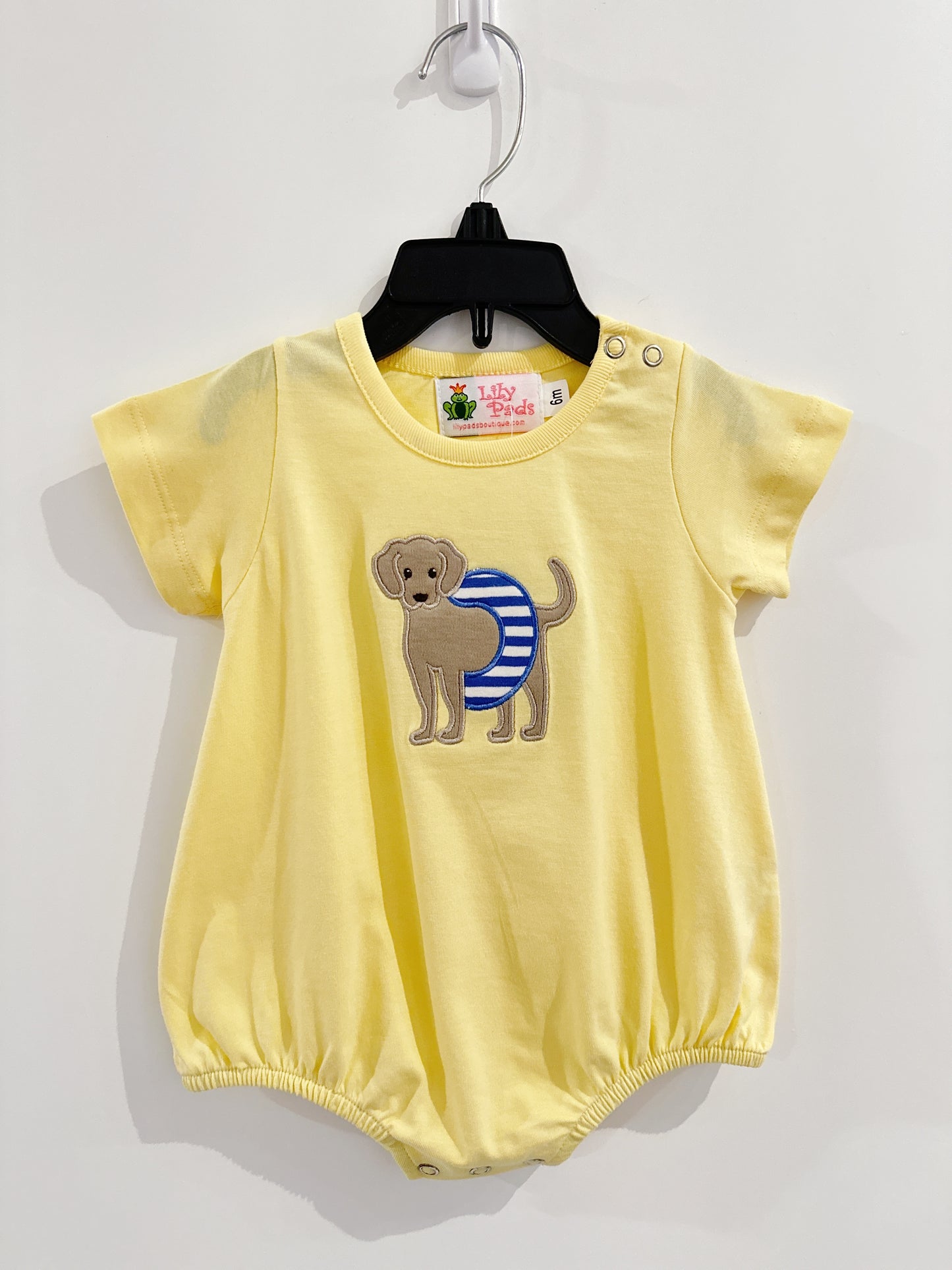 Pale Yellow Dog with Inner Tube Bubble