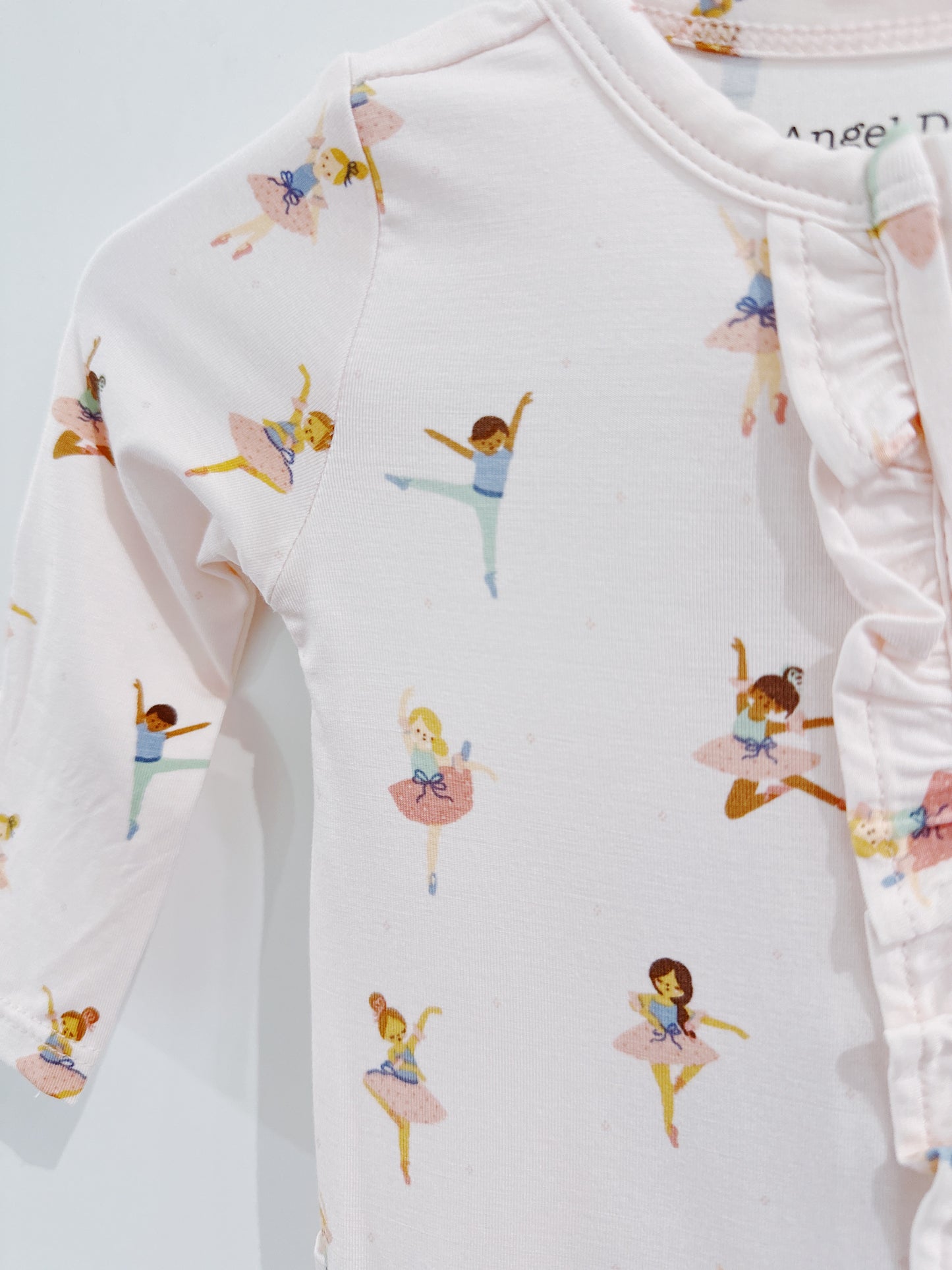 Petit Ballet 2 Way Ruffle Zipper Footie