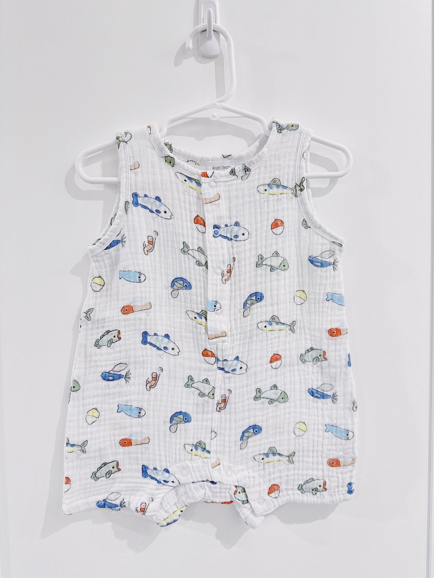 Fishing Lures Sleeveless Shortie Romper