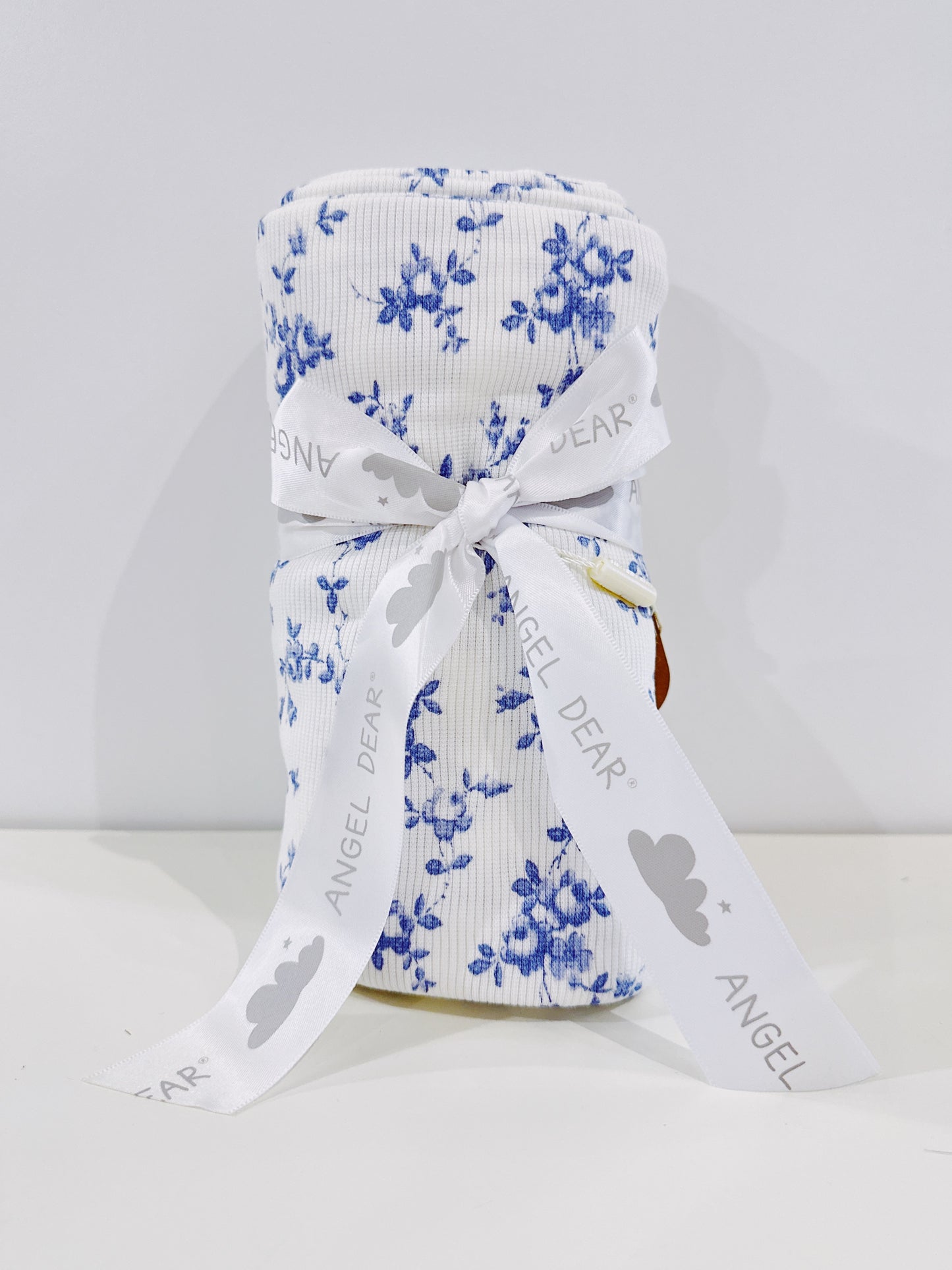 Blue Floral Swaddle