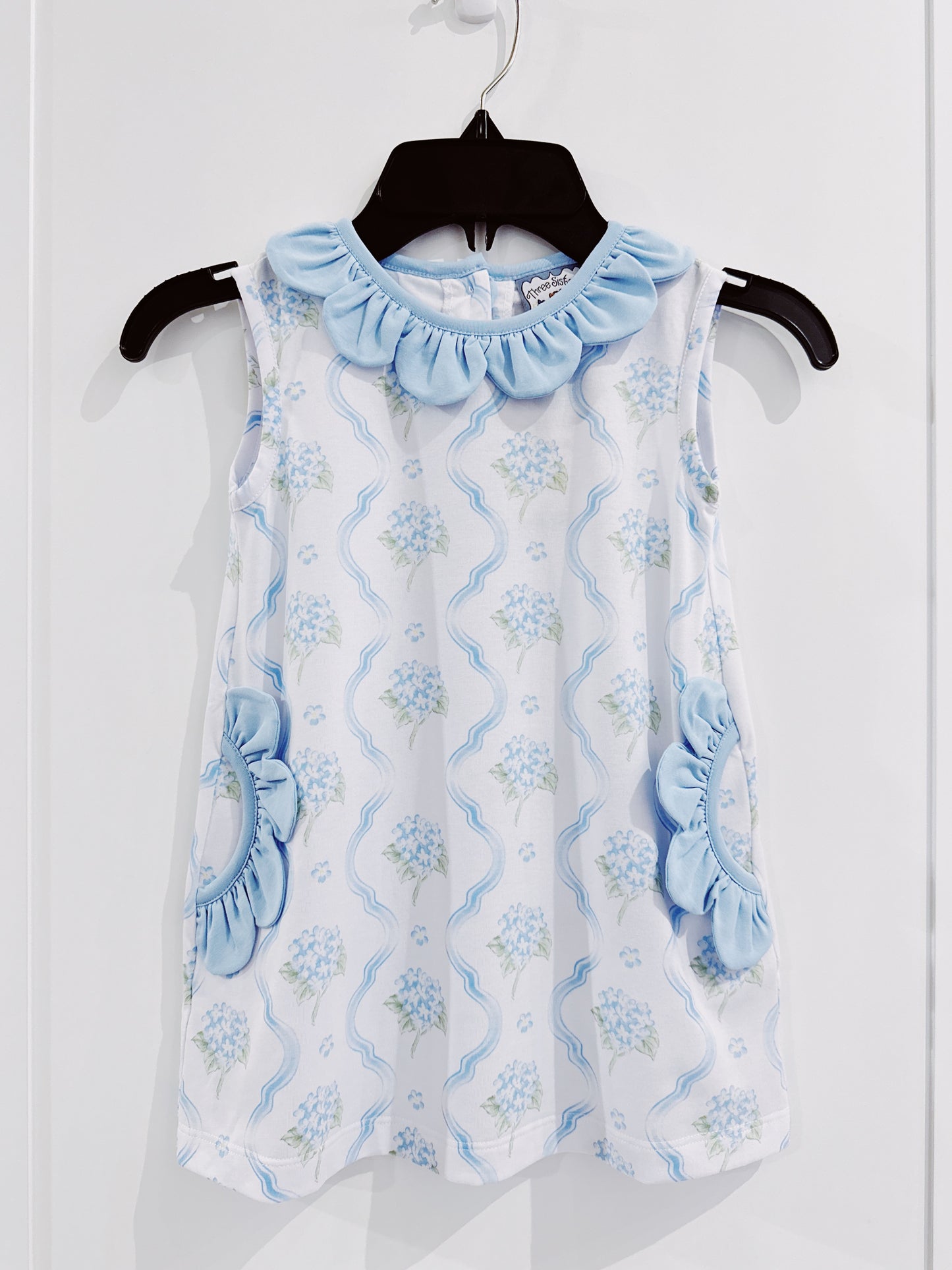 Blue Hydrangea Dress