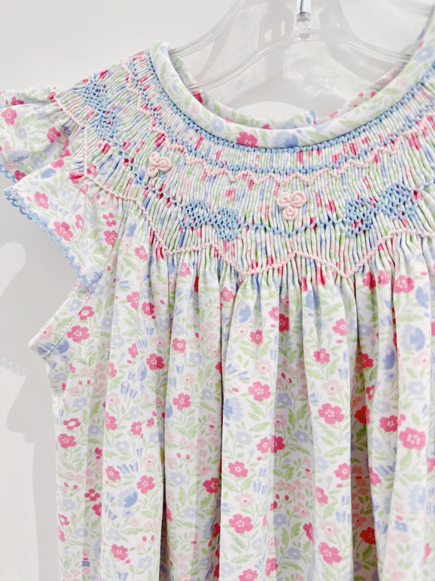 In Full Bloom Smocked Geo Bubble