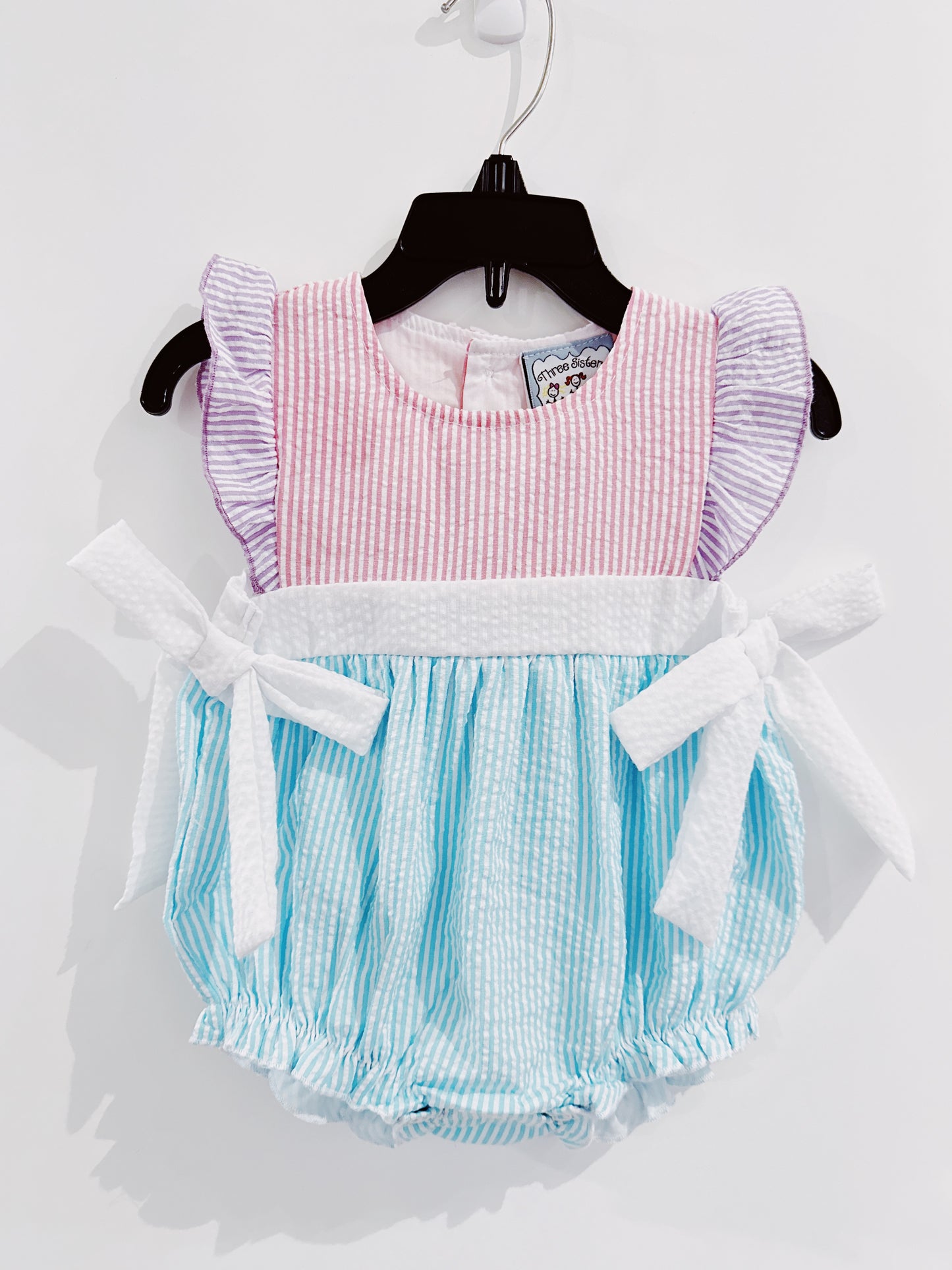 Color Block Tie Bubble