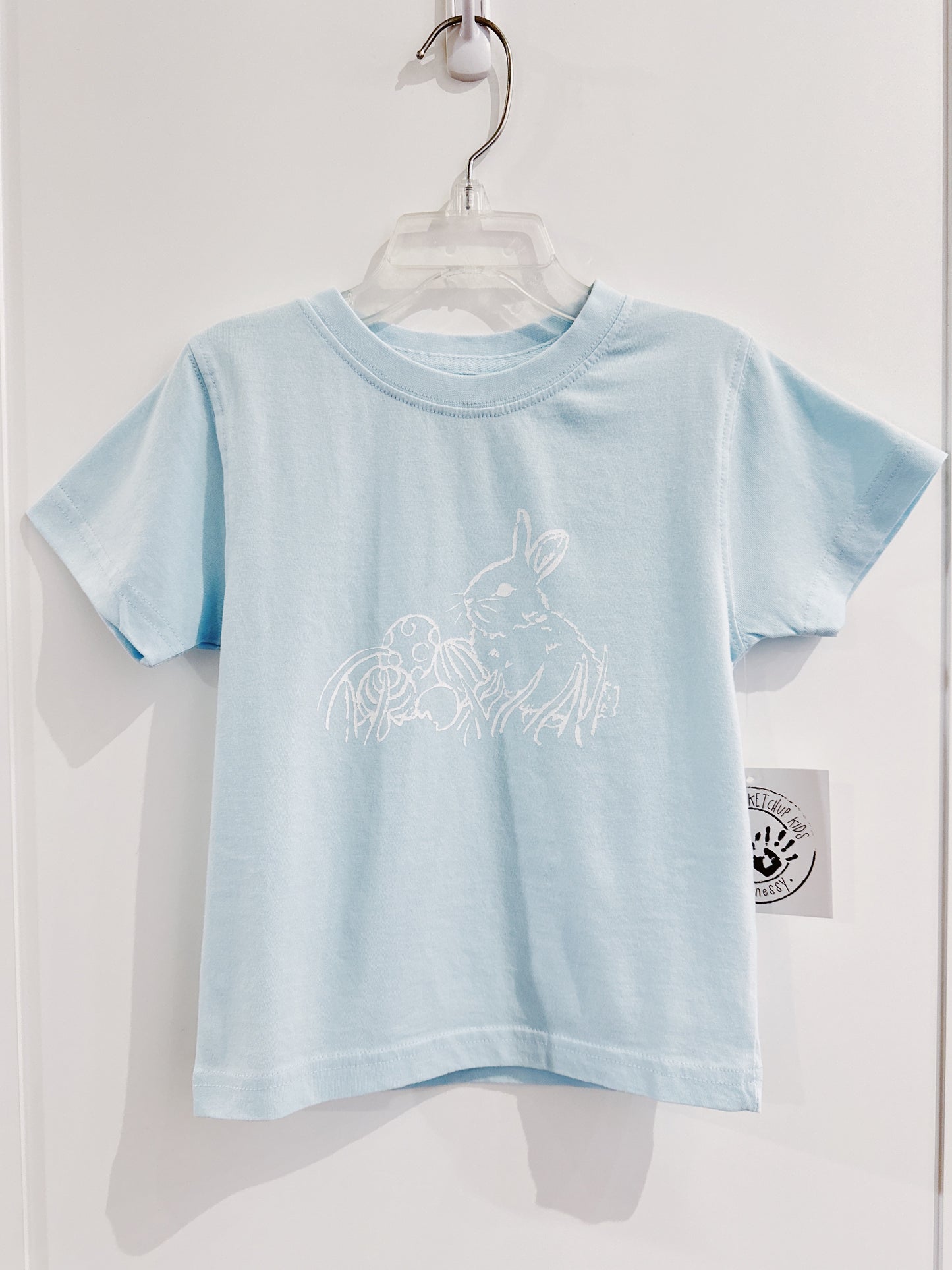 Light Blue Easter Bunny Tee