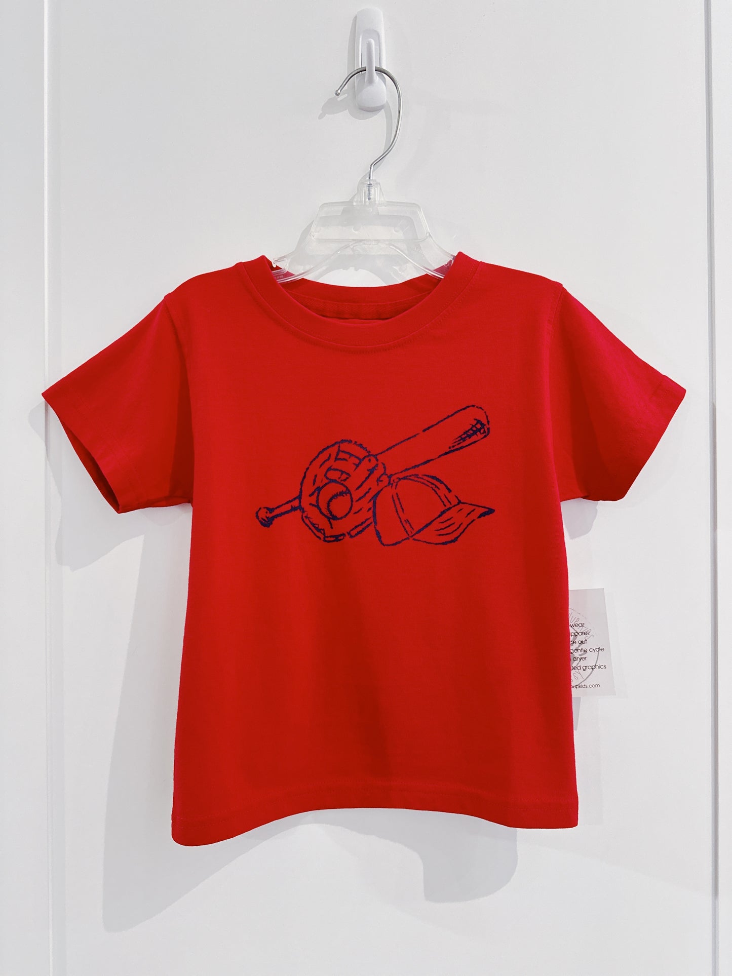 Red/Navy Baseball Tee