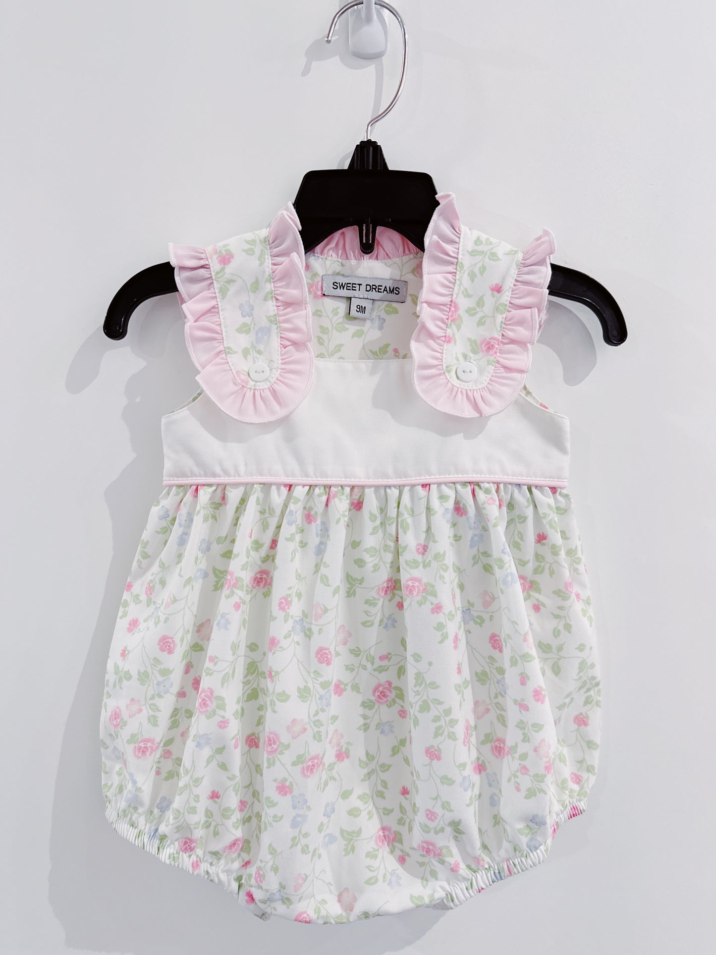 Pink Ruffle Floral Bubble