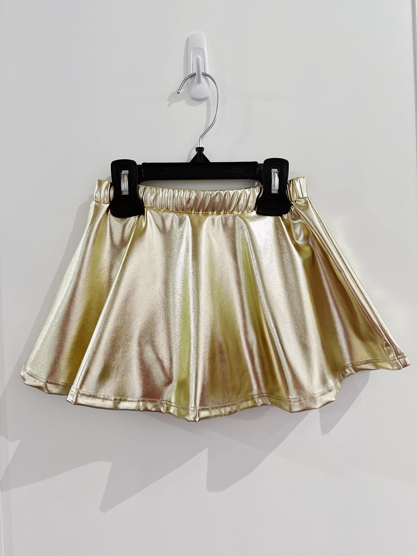 Gold Metallic Skort
