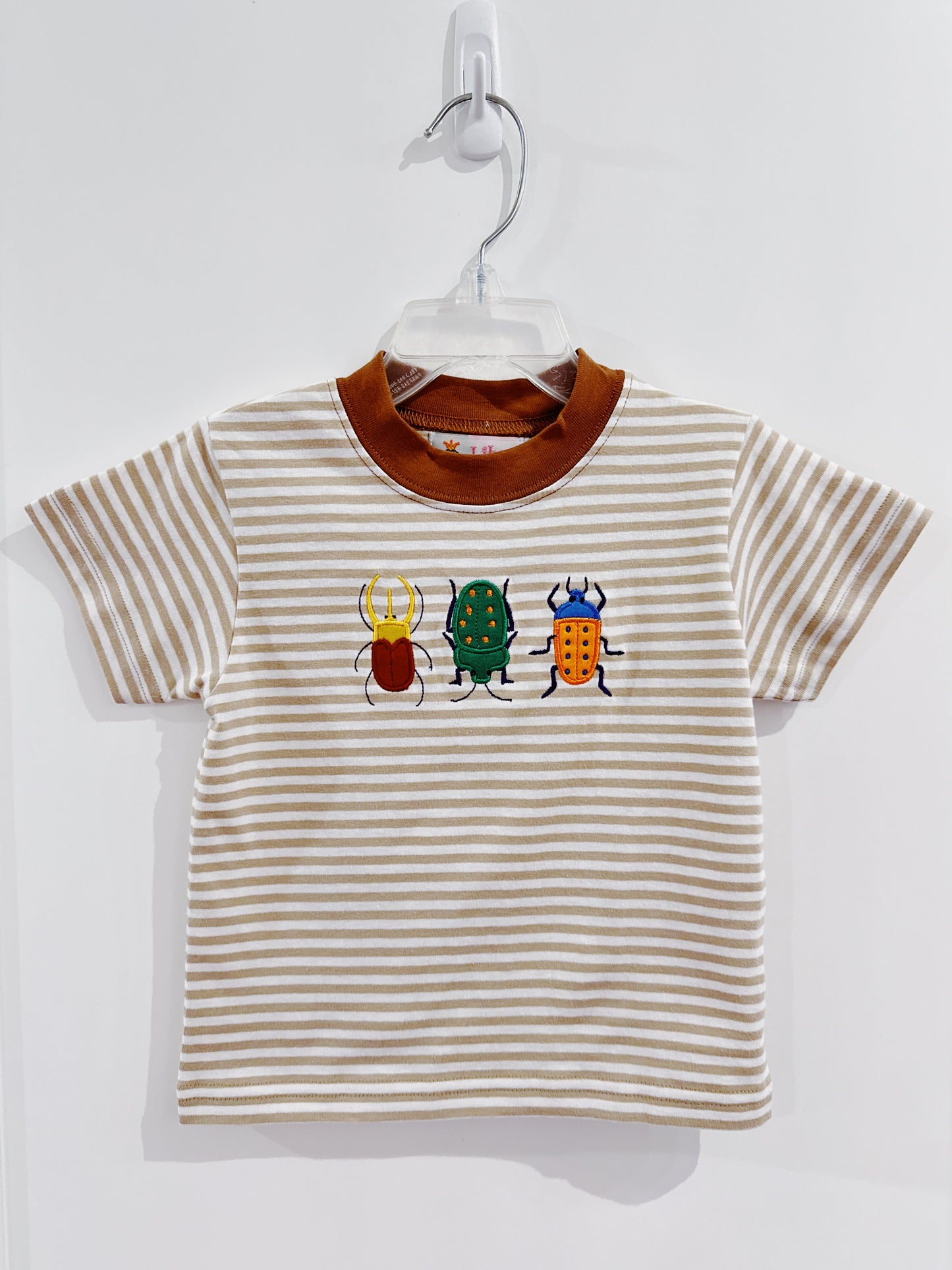 Mocha Stripe Beatles Tee