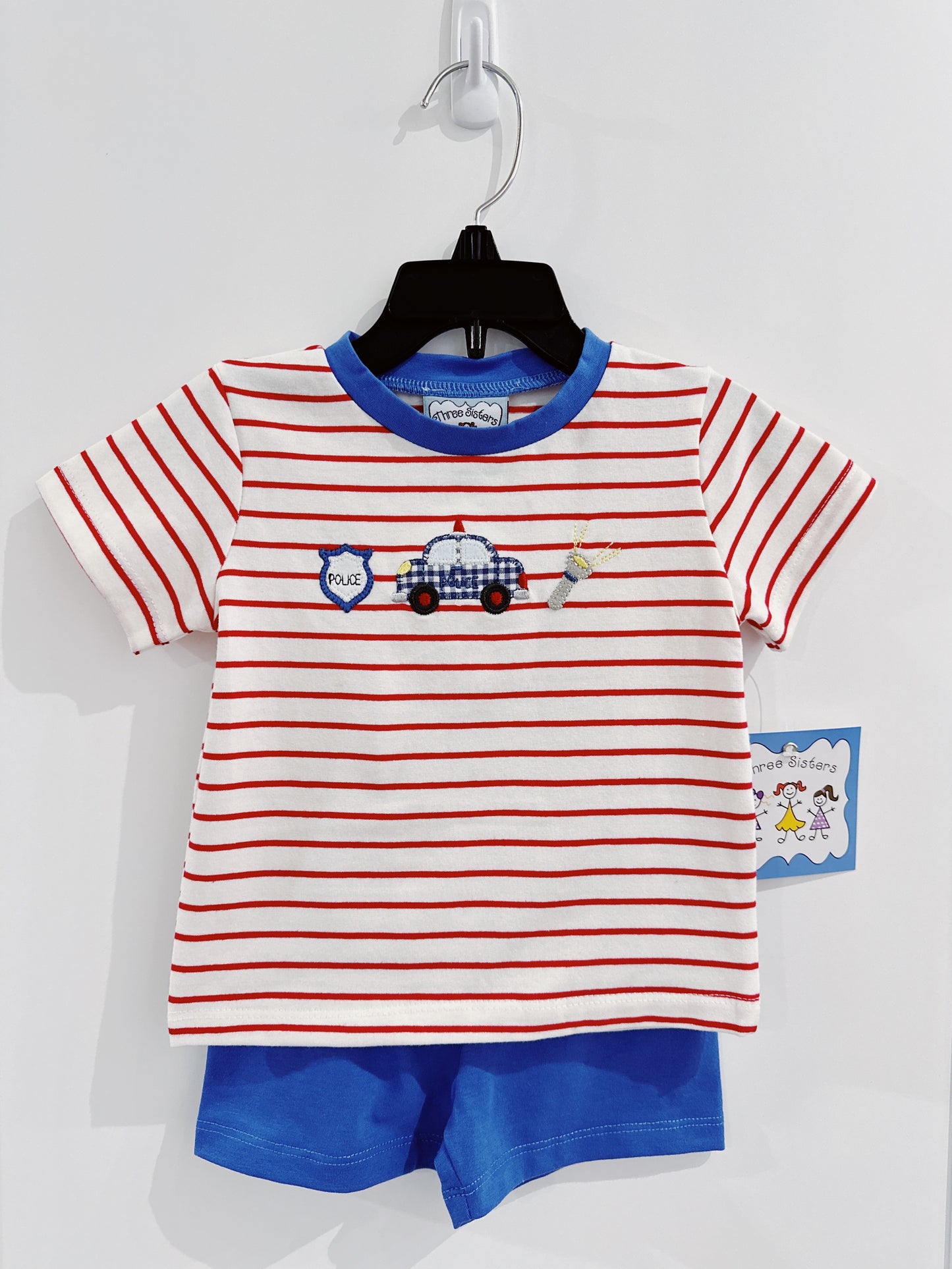 Police Boys Short Set