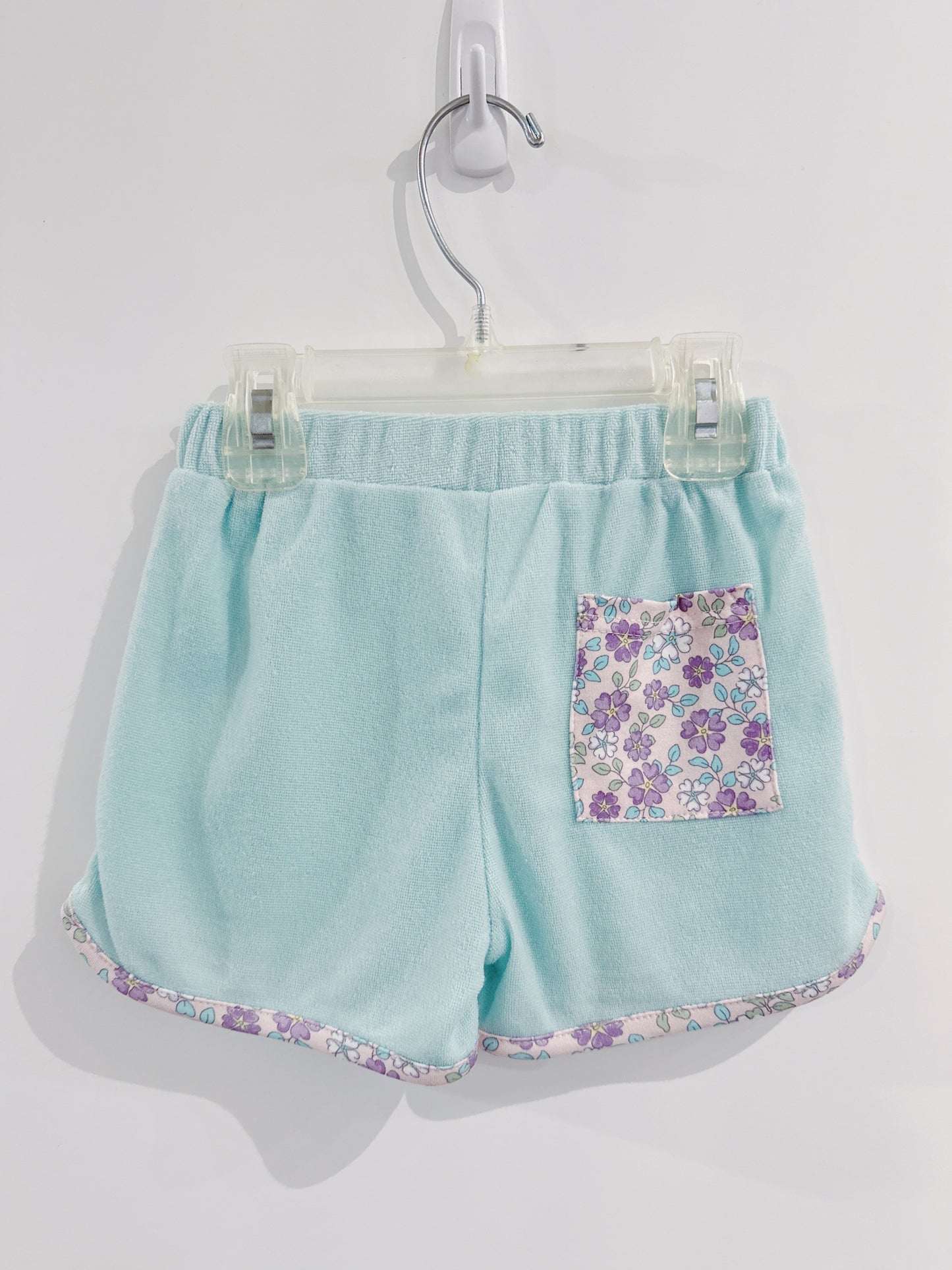 Banana Split Aqua Luna Terry Short Set