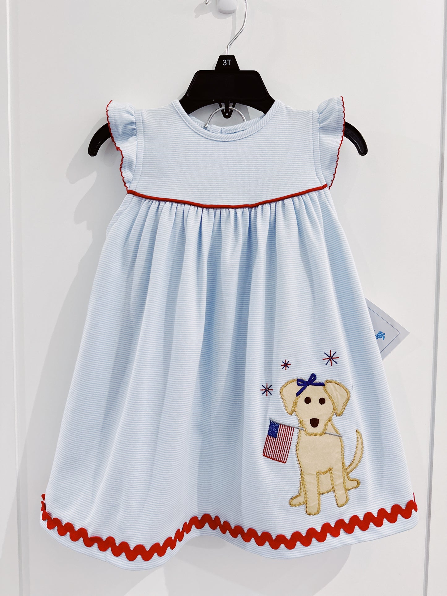 Patriotic Pup Knit Float Dress