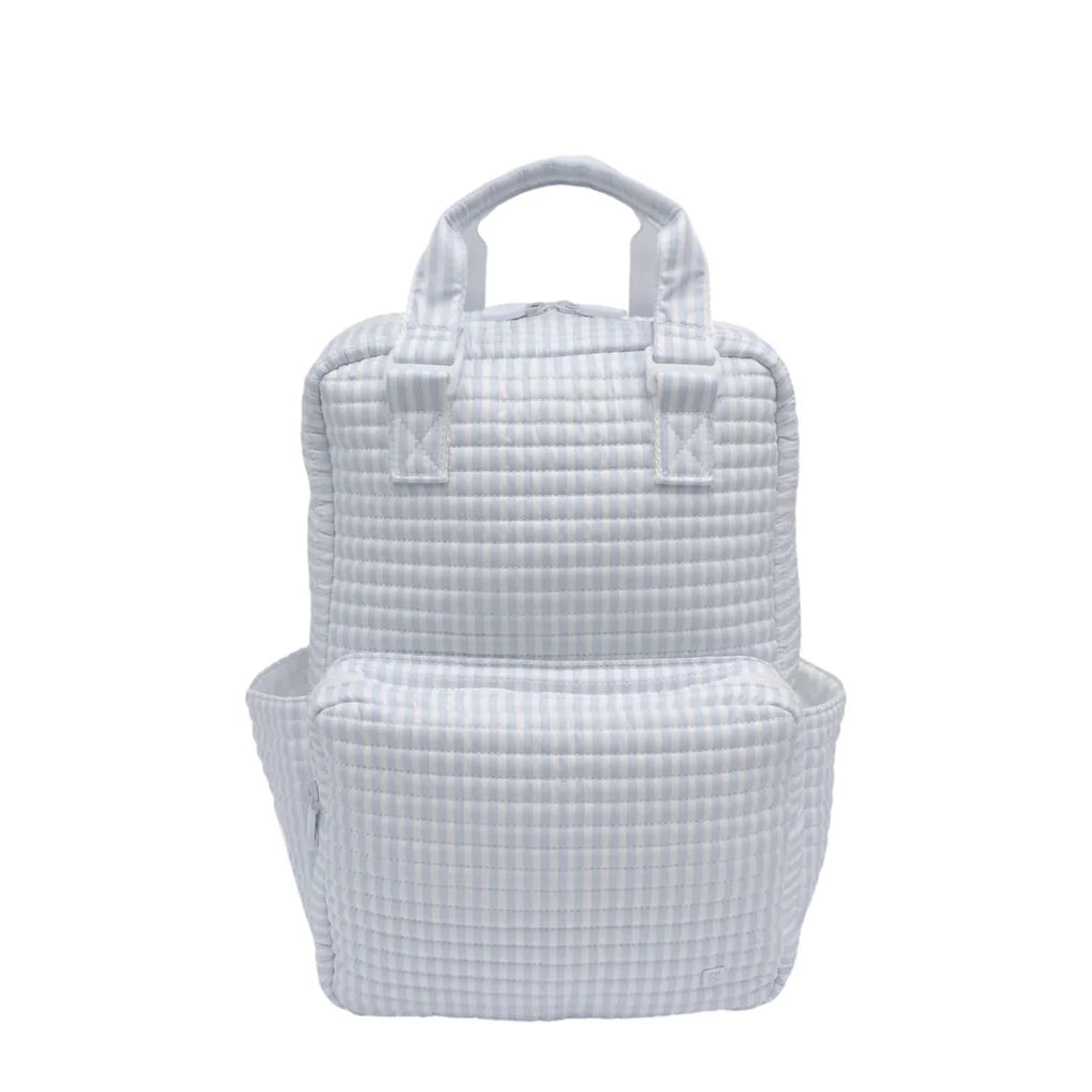TRVL Design Quilted All You Need Bag- Blue Pimlico Stripe
