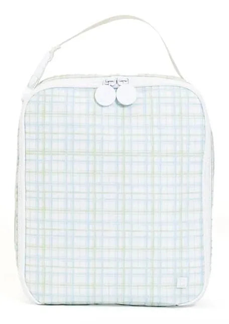TRVL Design Insulated Lunch Box- Green Classic Plaid