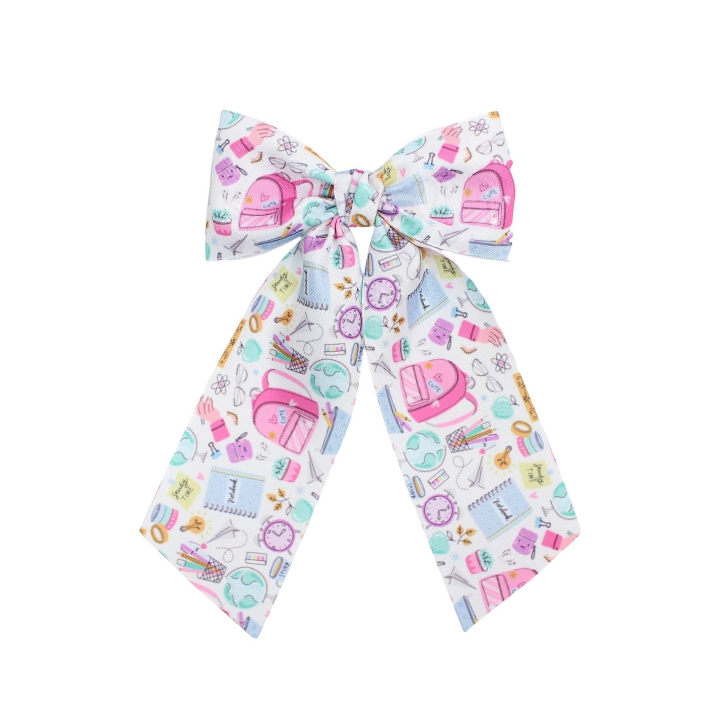 Pink Backpack Cheer Bow