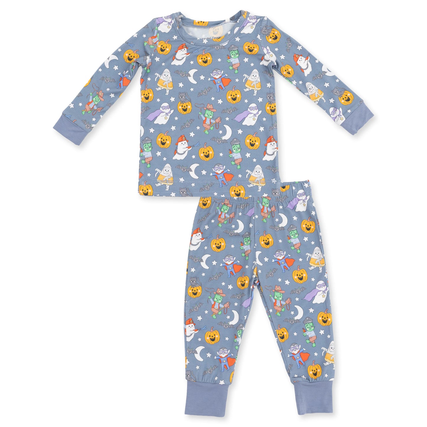 Angel Dear Blue Halloween Monster Loungewear Set