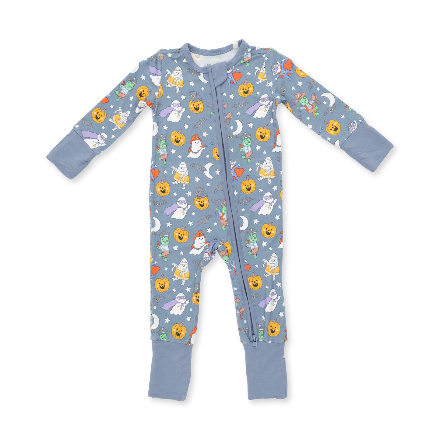 Angel Dear Blue Halloween Monster Convertible Romper