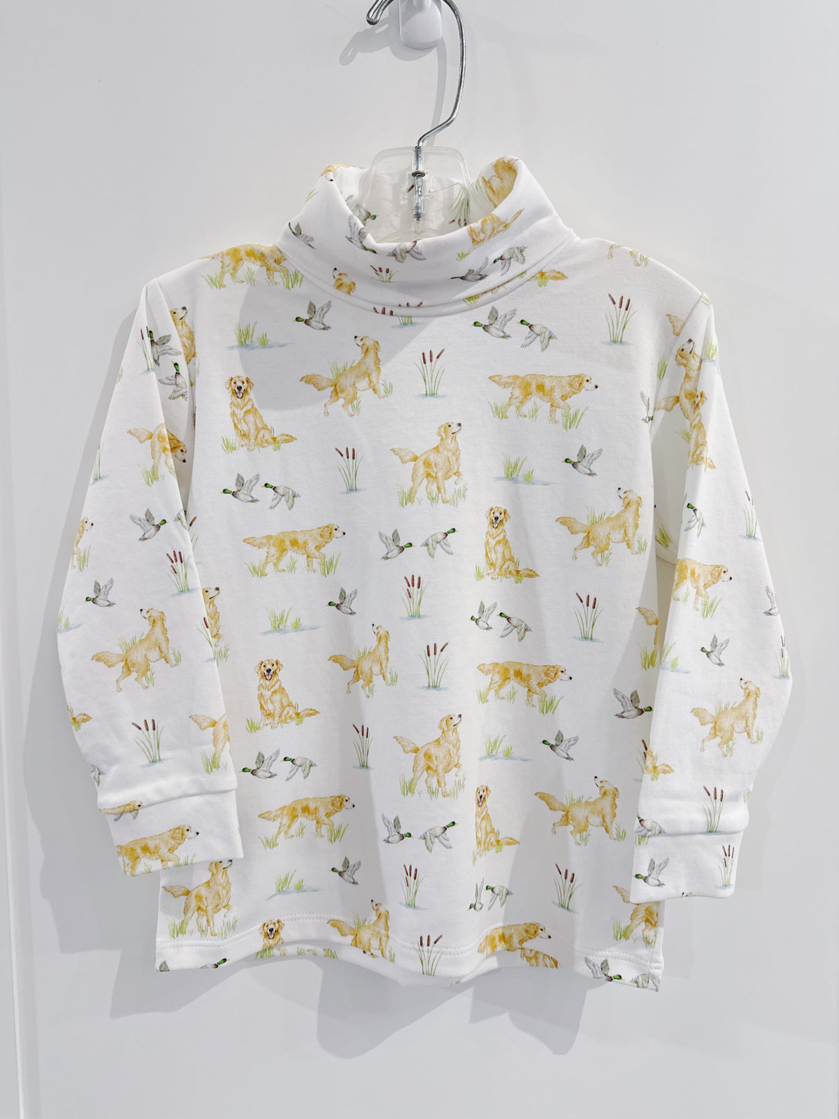 Baby Club Chic Goldens & Mallards Pima Turtleneck