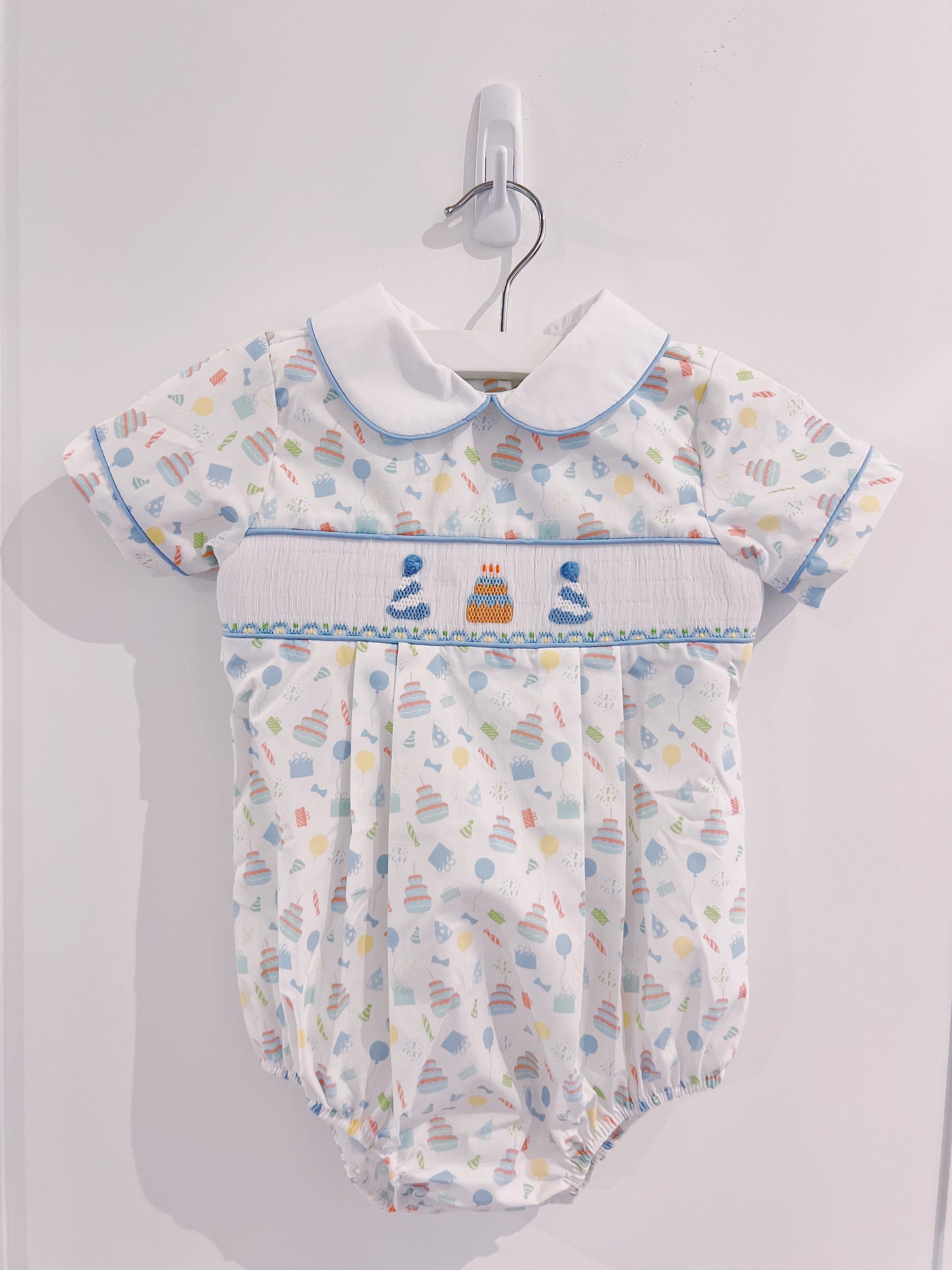Smocked Birthday Boy Bubble