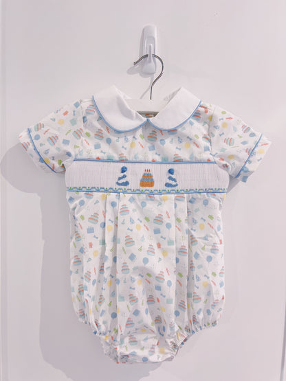 Smocked Birthday Boy Bubble