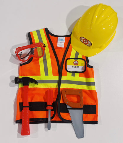 Great Pretenders Orange Construction Worker Set