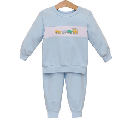 Trotter Street Kids Train Jogger Set
