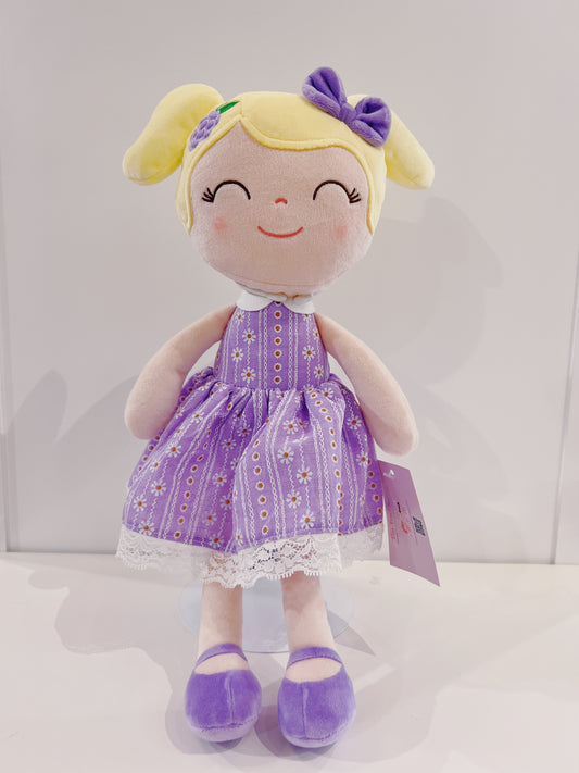 16" Plus Doll- Lilac Dress/Blonde Hair