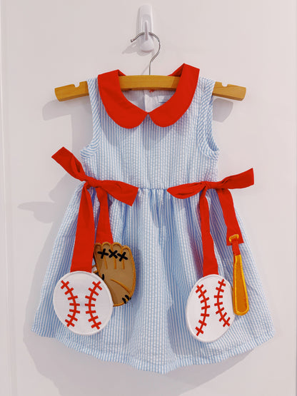 Baseball Side Tag Dress