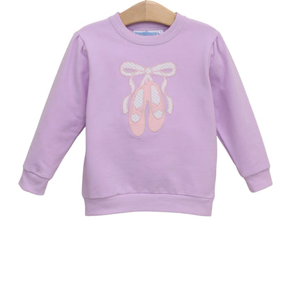 Trotter Street Kids Ballet Shoes French Terry Pullover