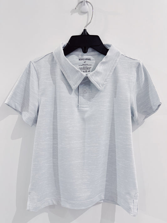 Heather Grey Polo
