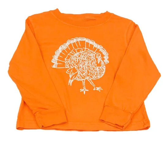 Mustard & Ketchup Orange Turkey L/S Tee