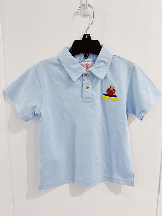 Blue Book Stack Polo