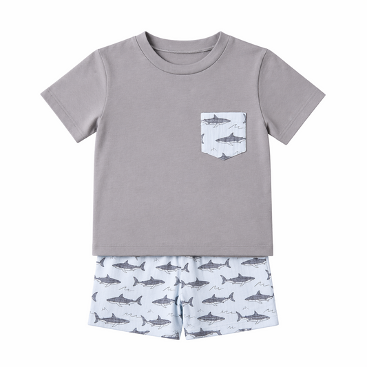 Emma Jean Shark Short Set