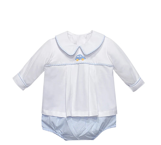 Baby Sen Blue Peter Car Diaper Set