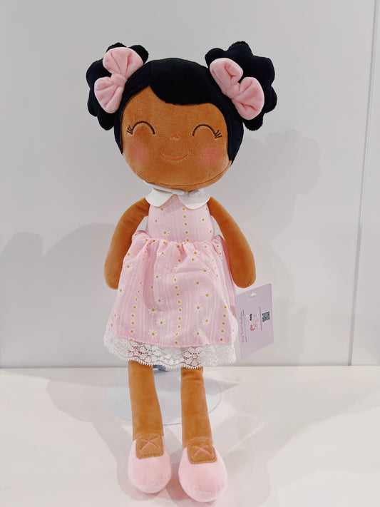 16" Plus Doll- Pink Dress