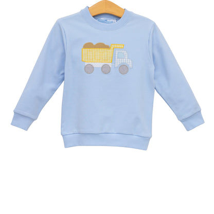 Trotter Street Kids Dump Truck French Terry Pullover