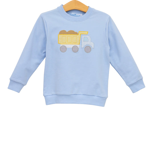 Trotter Street Kids Dump Truck French Terry Pullover