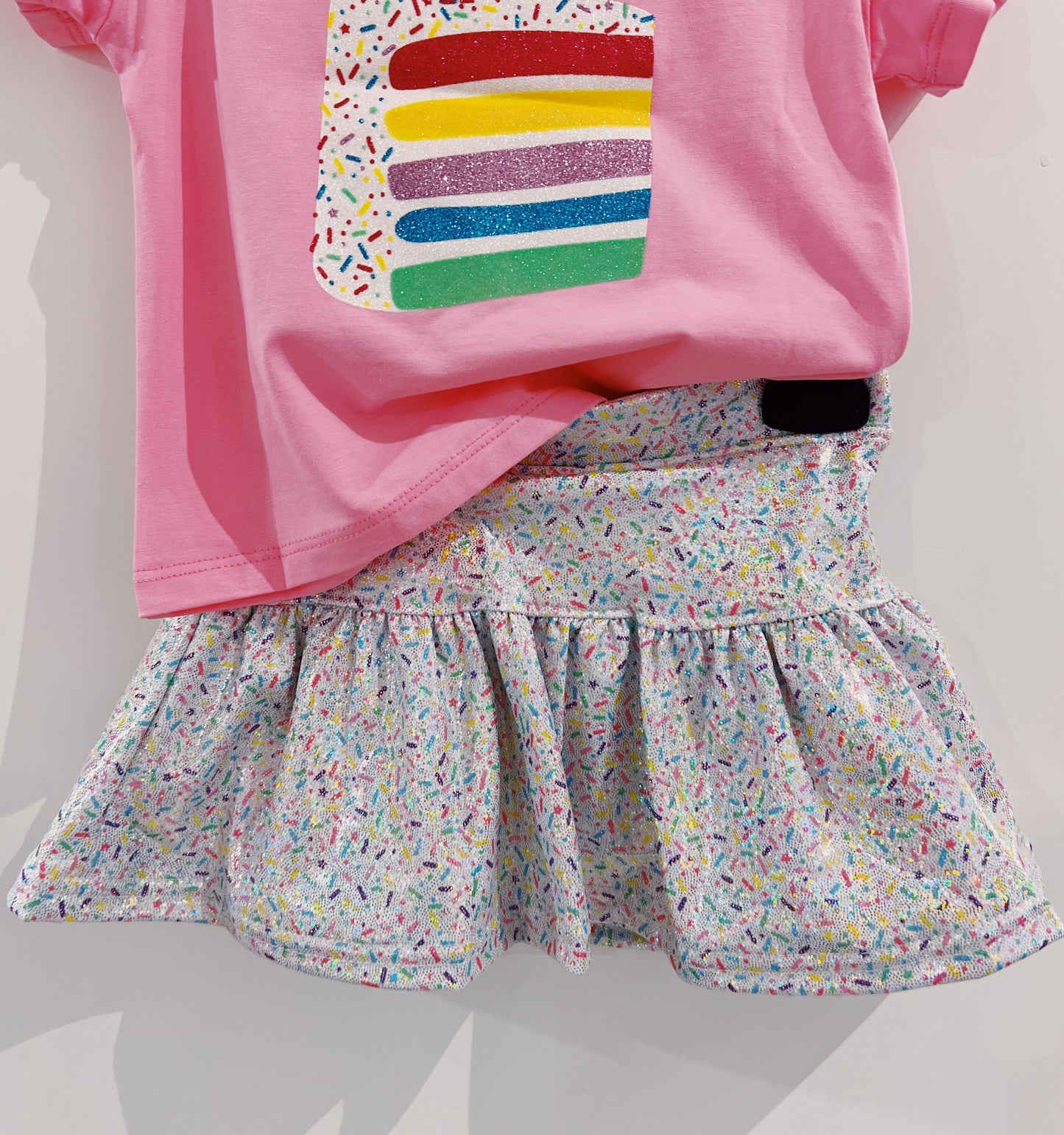 Shimmer Sprinkles Gathered Skort