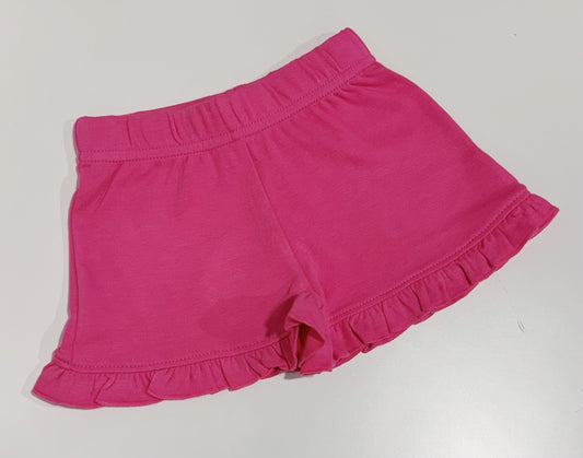 Hot Pink Ruffle Shorts