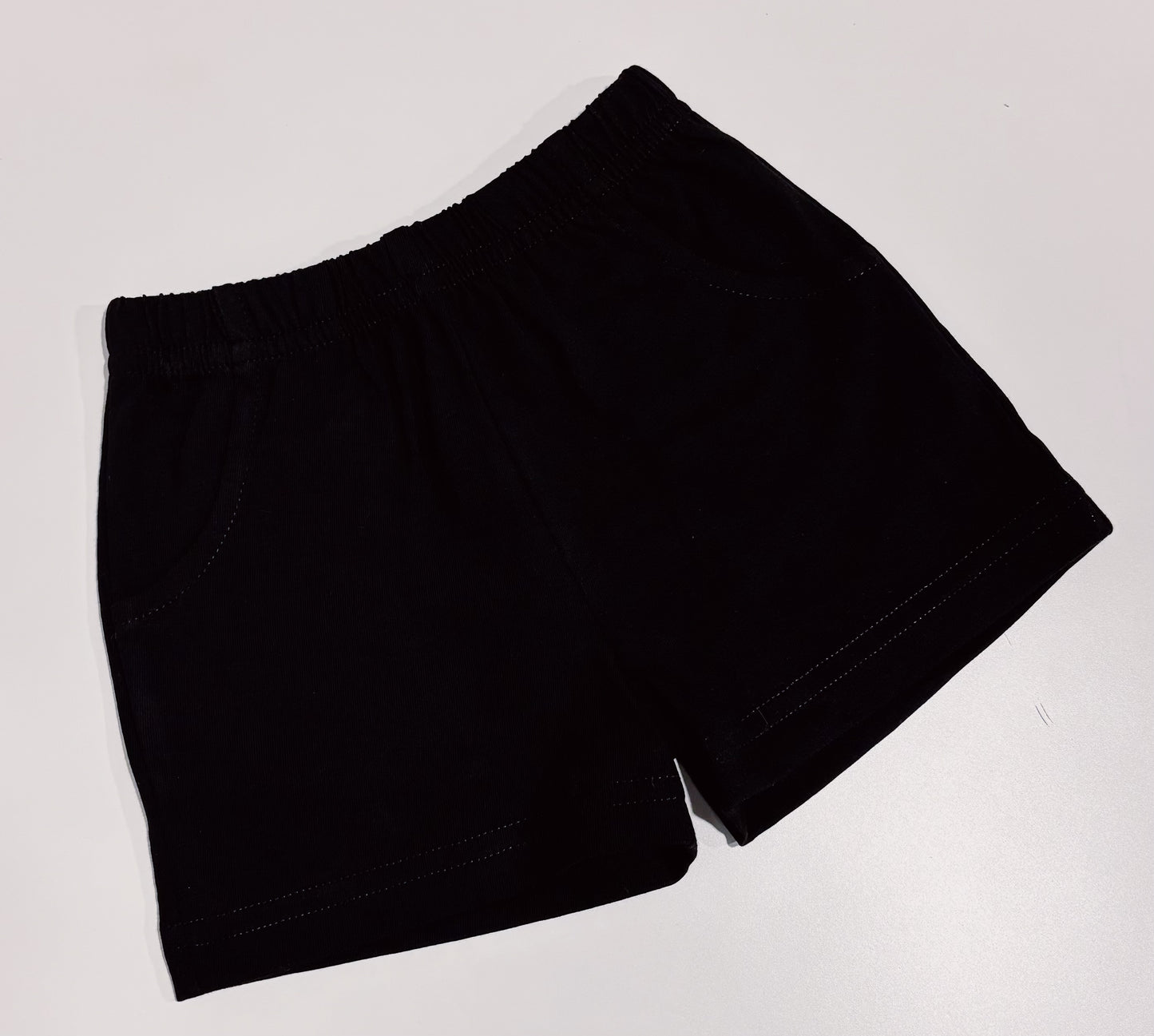 Black Jersey Pocket Shorts