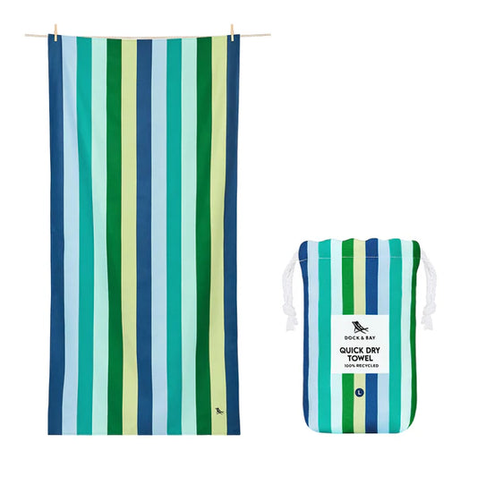 Dock & Bay Cool Lagoon Large Quick Dry Towel