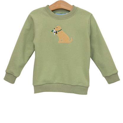 Trotter Street Kids Dog French Terry Pullover