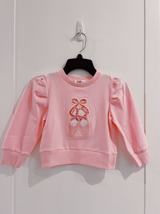 LuLu BeBe Sequin Ballet Shirt