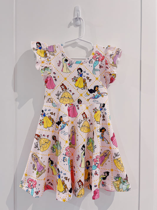 Princess Print Twirl Dress
